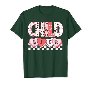 Hearts Candy Child Life Specialist Valentines Play Therapy T-Shirt