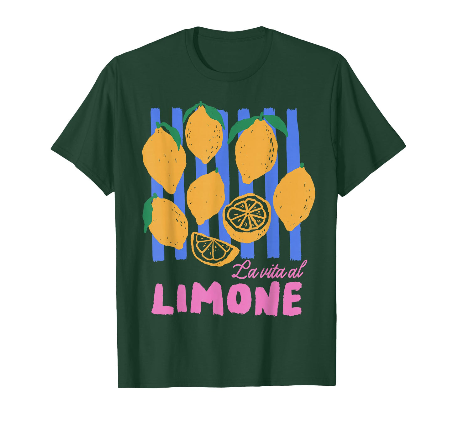 Lavital Limone Italian Lemon Summer Coastal Women Girls T-Shirt