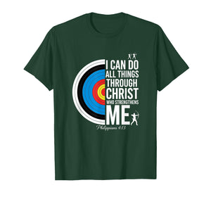 Christian Philippians 4:13 Archery Faith, I Can Do All Thin T-Shirt