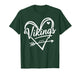 Retro Vikings Heart Cute Name Graphic Gift for Men Women Kid T-Shirt