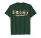 Groovy Emergency Department Christmas RN ED ER Tech Nurse T-Shirt