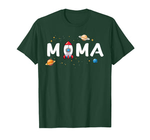 Mama of The Birthday Boy Astronaut 1st Birthday Family T-Shirt