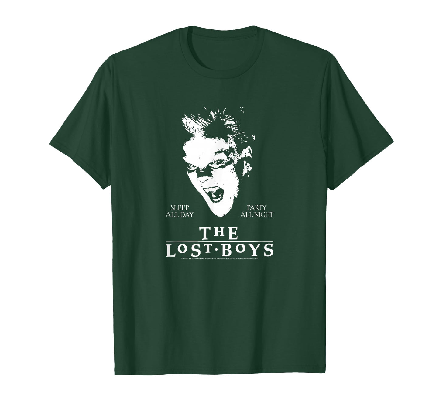 The Lost Boys Sleep All Day Party All Night David 80's Movie T-Shirt