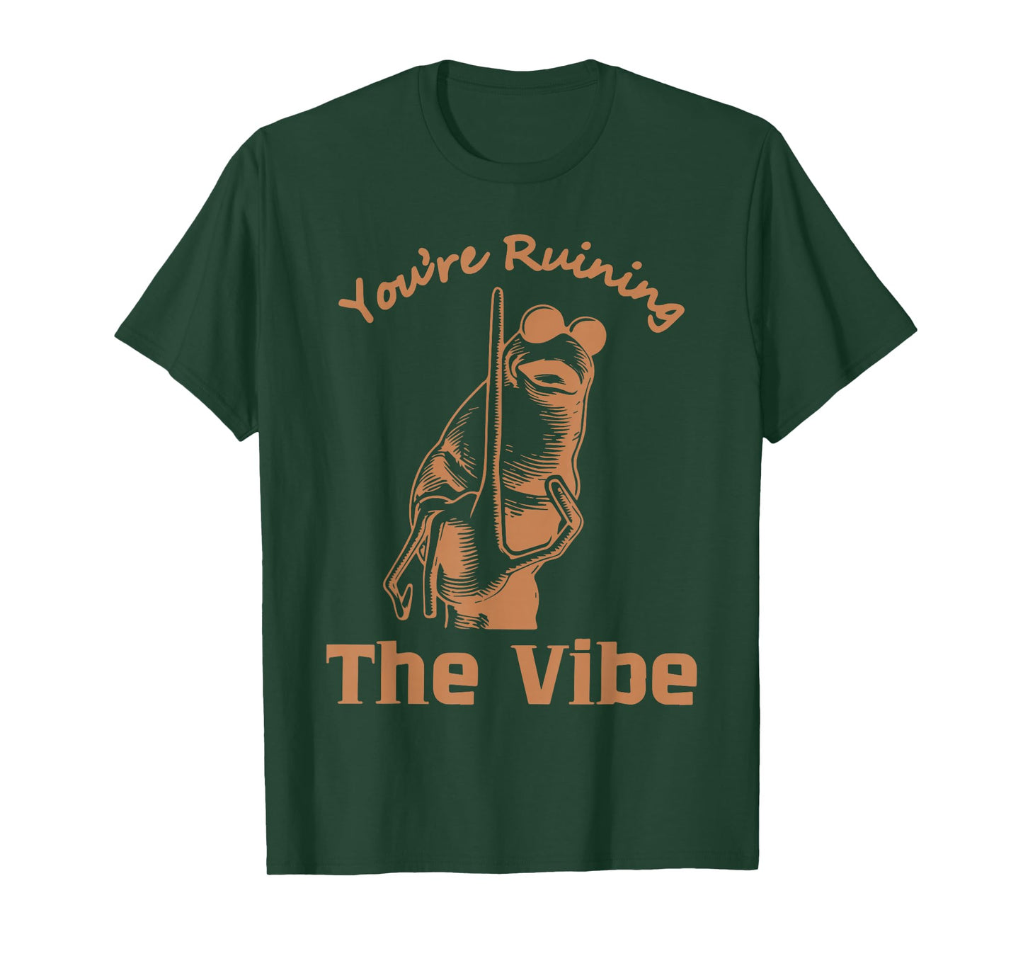 You're Ruining The Vibe Marcus The Worm Funny Meme T-Shirt