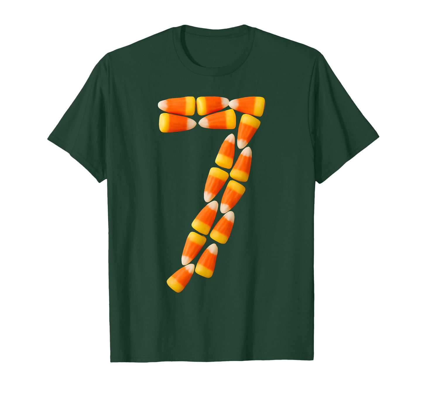 Candy Corn 7 Halloween 67 Funny Humor T-Shirt