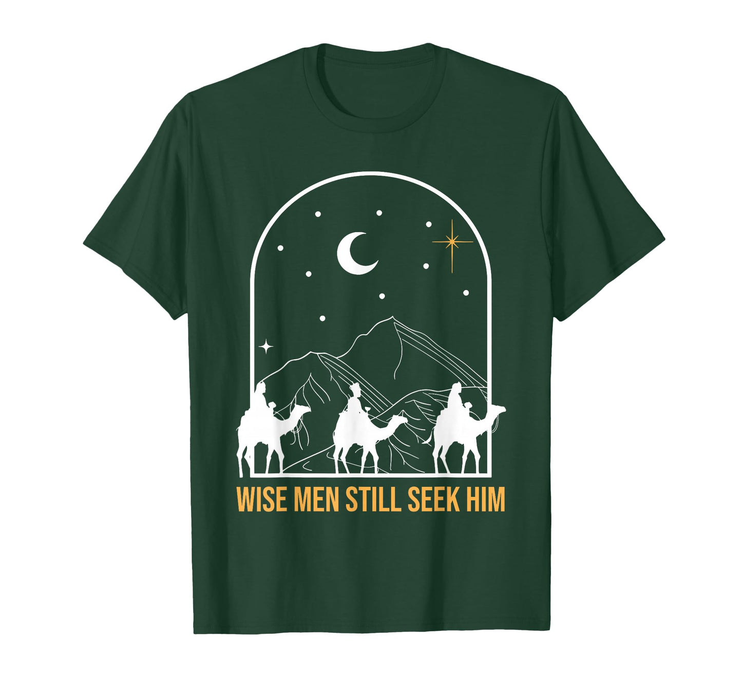 Wise Men Still Seek Him Nativity Scene Christian Christmas T-Shirt