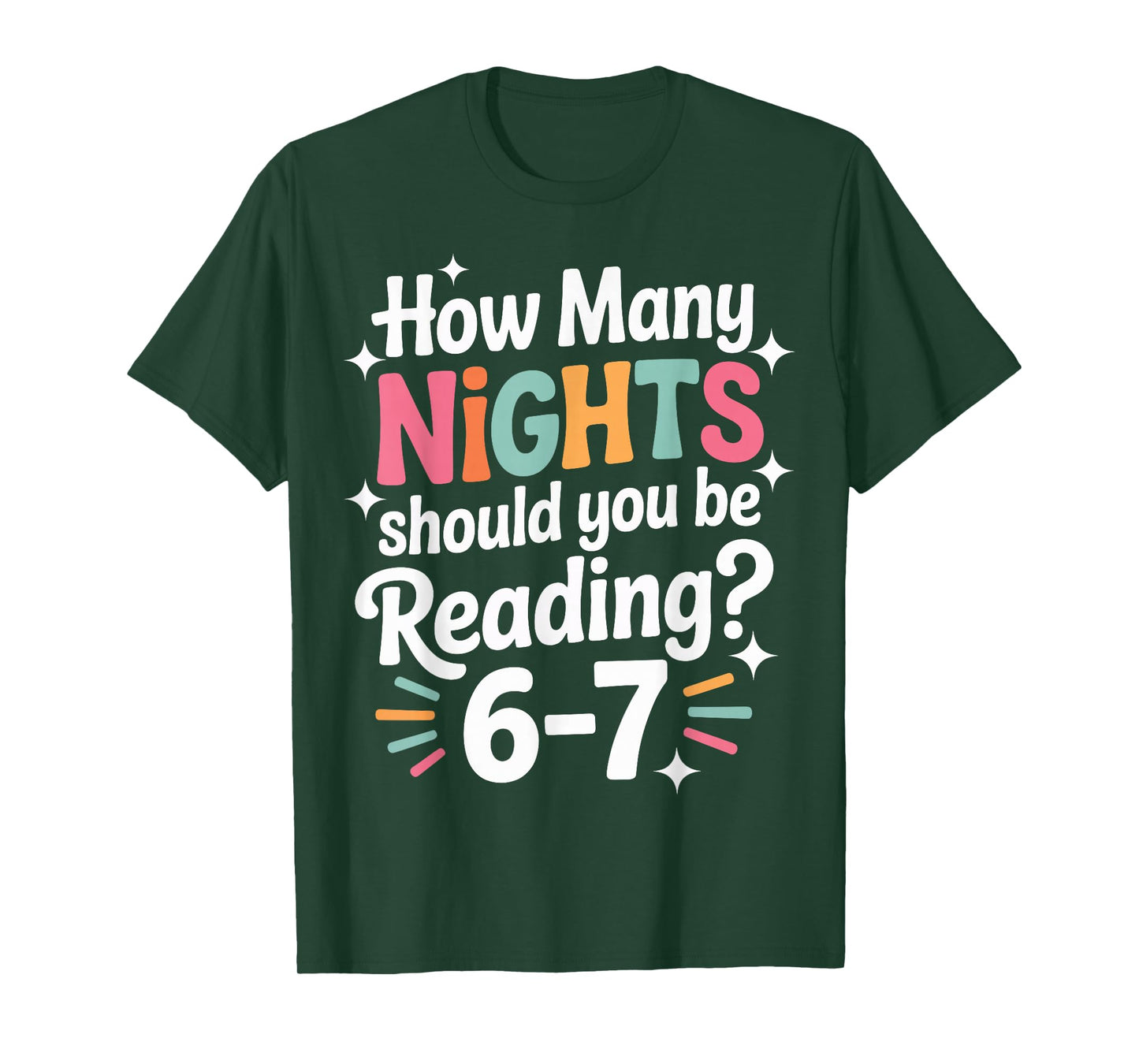 Funny Reading 6 7 Six Seven Meme English Teacher Book Lover T-Shirt