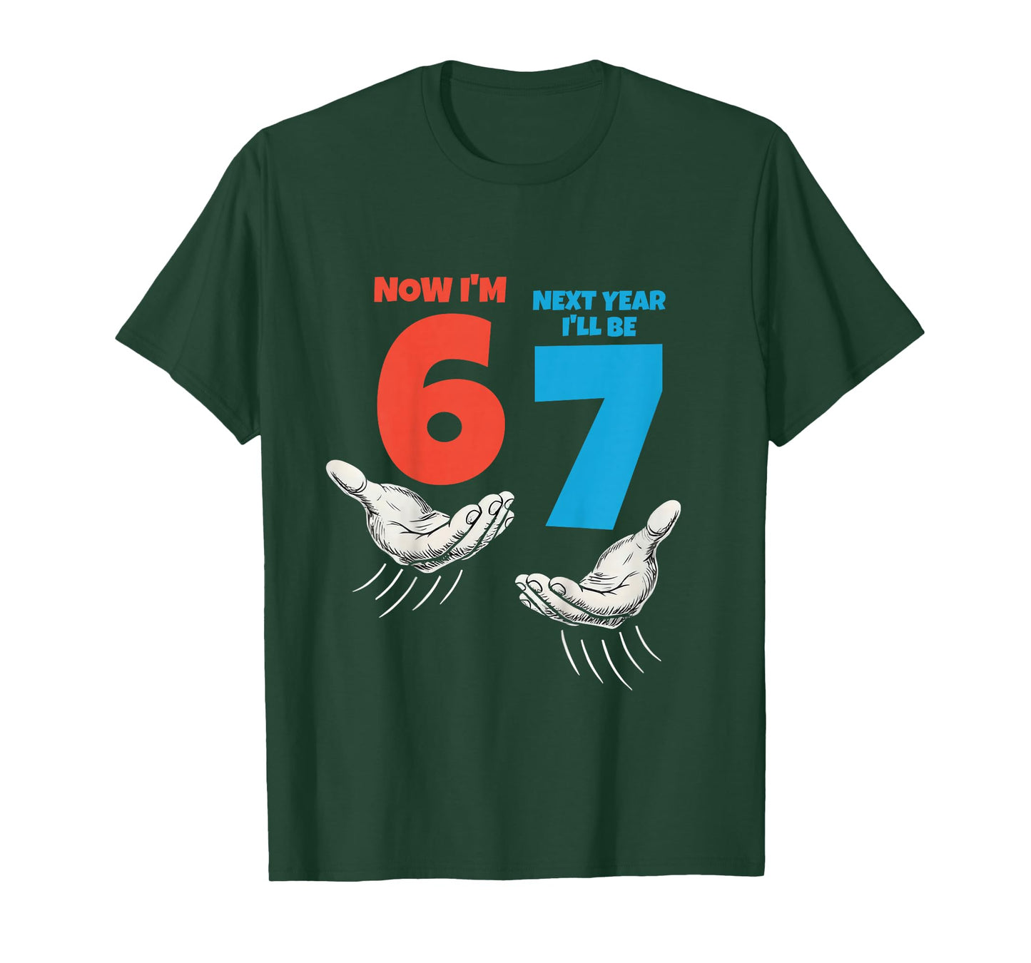 Funny 6th Birthday Now I’m 6 Next Year I’ll Be 7 T-Shirt
