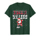 Jingle Ballers Santa Football Christmas Soccer Plaid T-Shirt