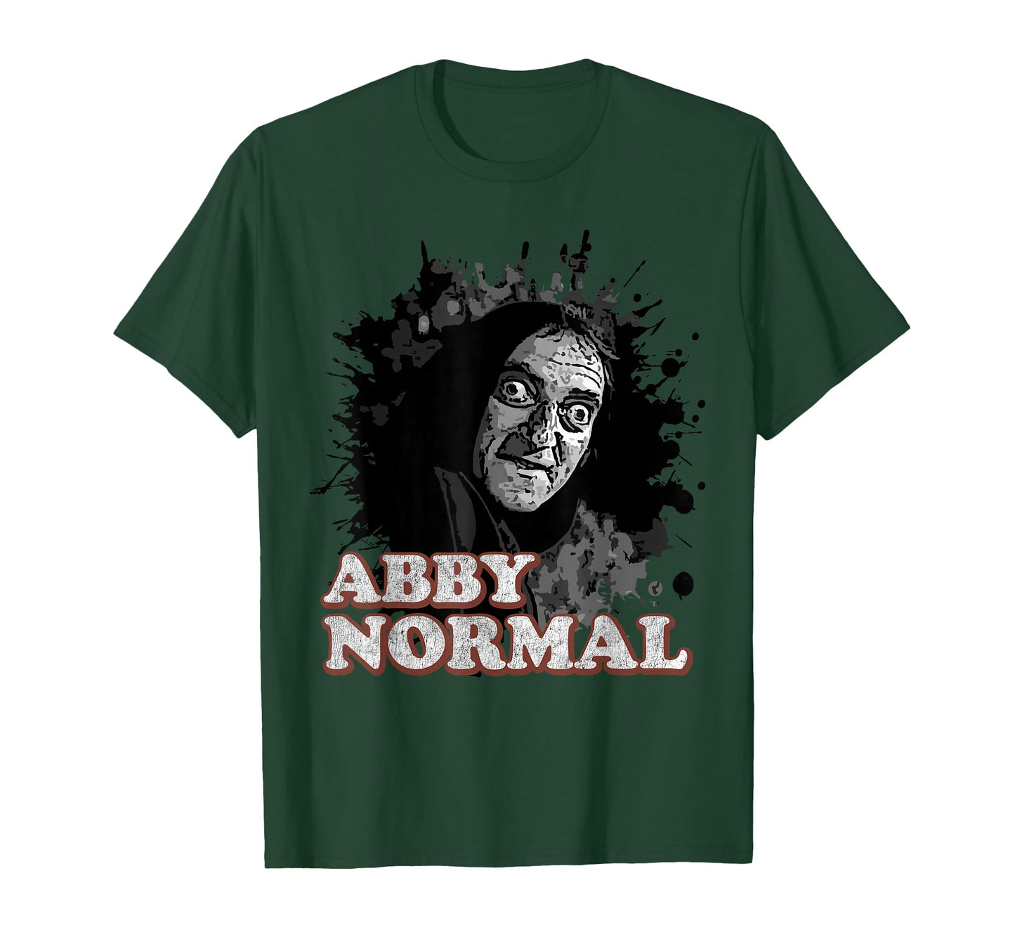 Abby Normal Brain Funny Halloween Humor Quote T-Shirt