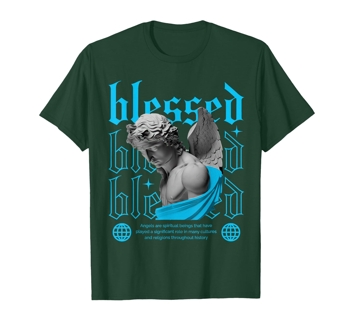 Gamma Blue Black White Match T-Shirt