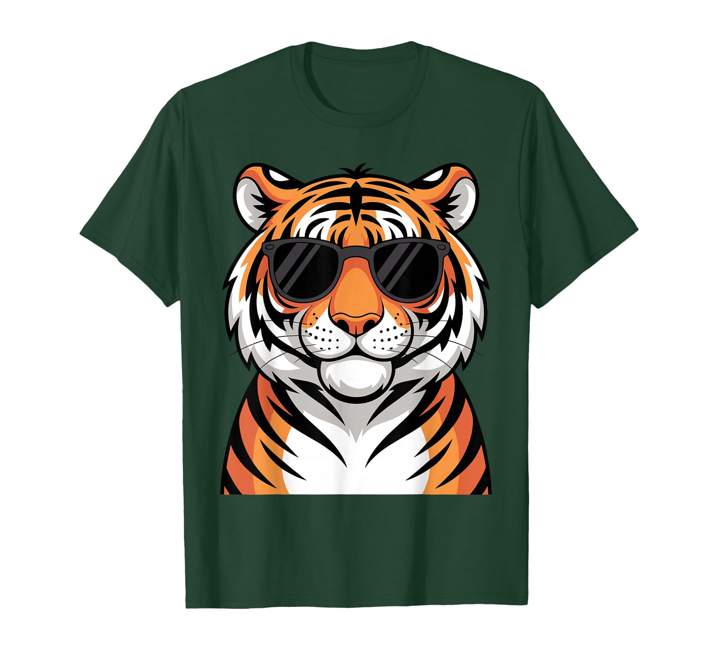 Tiger Costume for Men Women Boys Zoo Tiger Print Tiger Lover T-Shirt