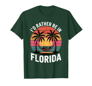 I'd Rather Be in Florida Sunset T-Shirt