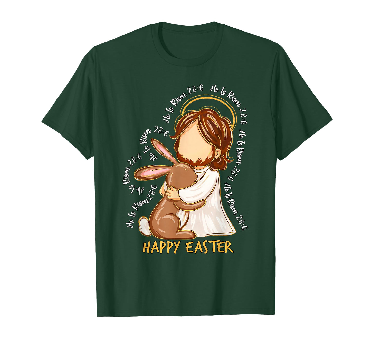 Easter Cross He is Risen Jesus Christian Men Women Kid Youth T-Shirt