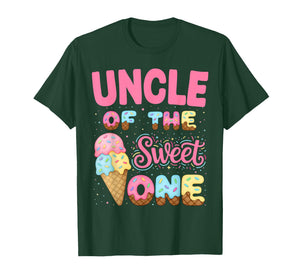 Uncle of The Sweet One Ice Cream Matching Birthday Family T-Shirt