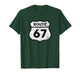Six Seven Funny Route 67 Road Sign 6 7 Meme Men Women Kids T-Shirt
