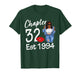 Chapter 32 Est 1994 32nd Birthday Afro Black Queen T-Shirt