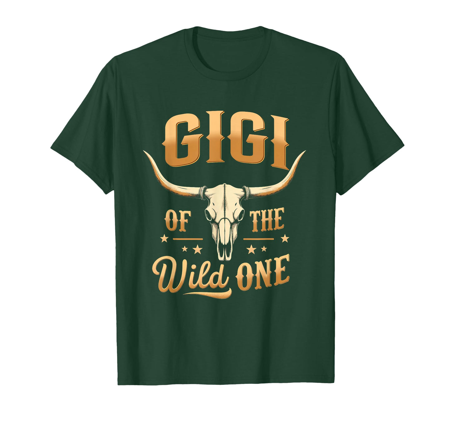 1st Birthday Cowgirl Cowboy Grandma Gigi of The Wild One T-Shirt
