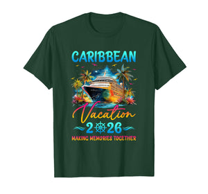 Caribbean Family Vacation 2026 Matching Group Summer T-Shirt
