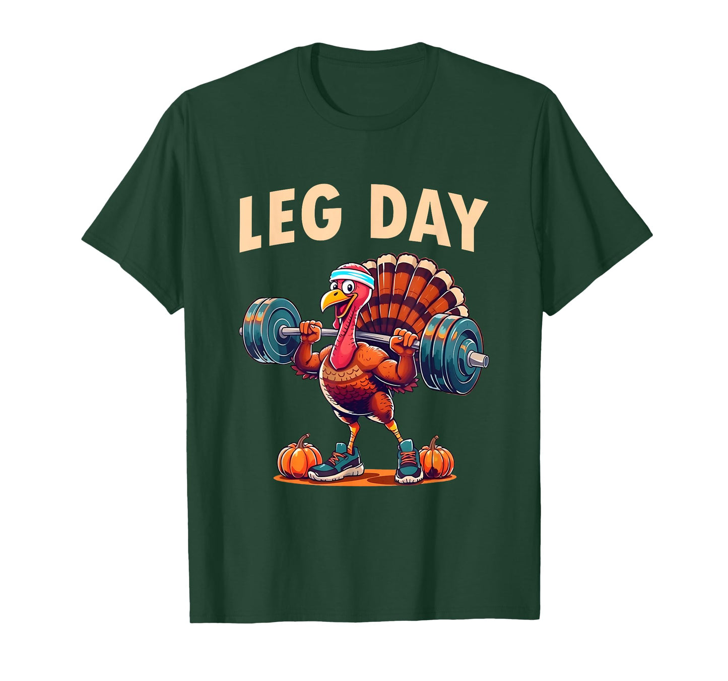 Funny Leg Day Costume Turkey Day Pilgrim Thanksgiving T-Shirt