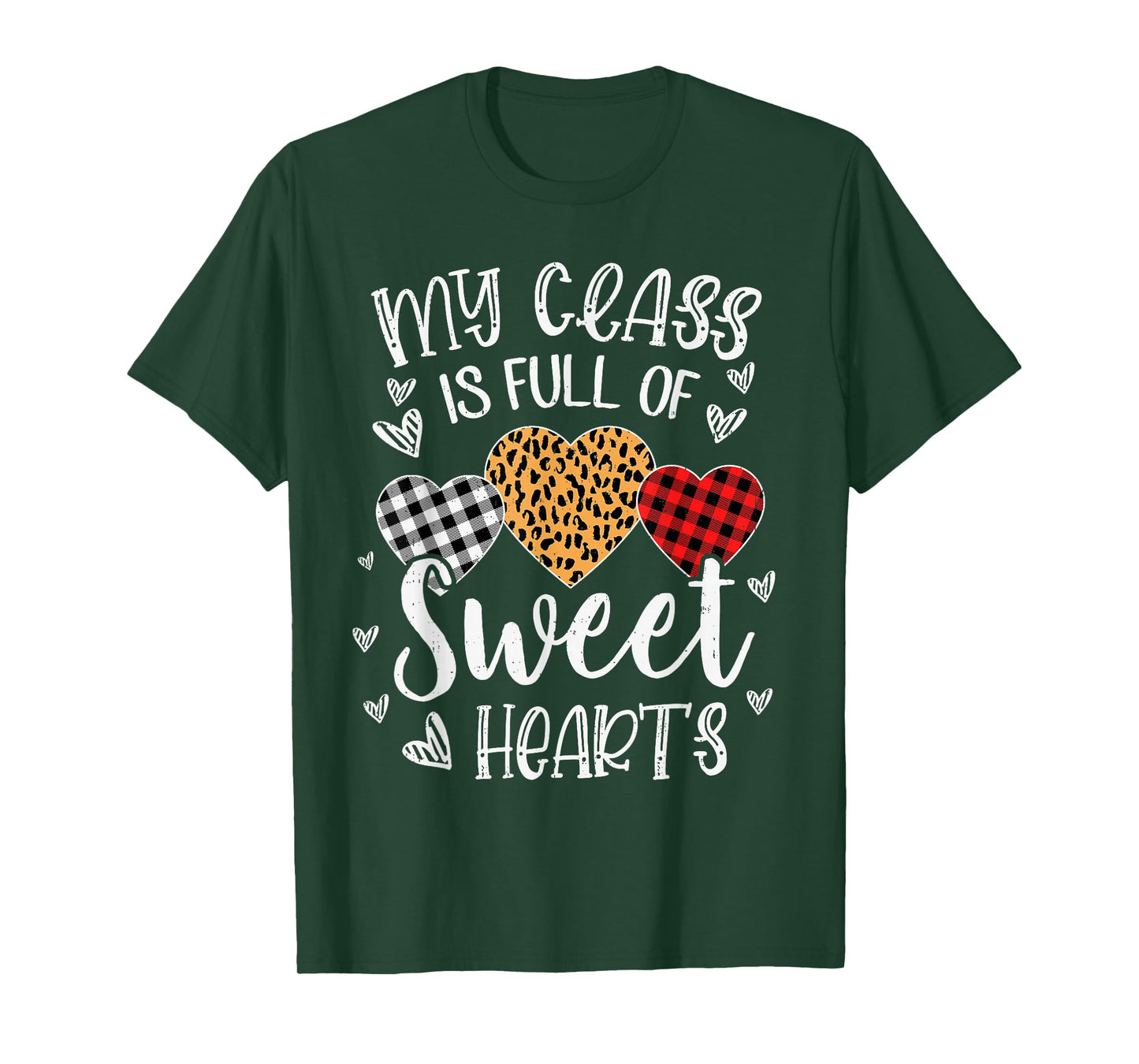Teacher Valentine Teaching Sweethearts Valentines Day Womens T-Shirt