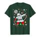 Dabbing Santa Christmas Disco Retro 70s 80s Vibes Hippie T-Shirt