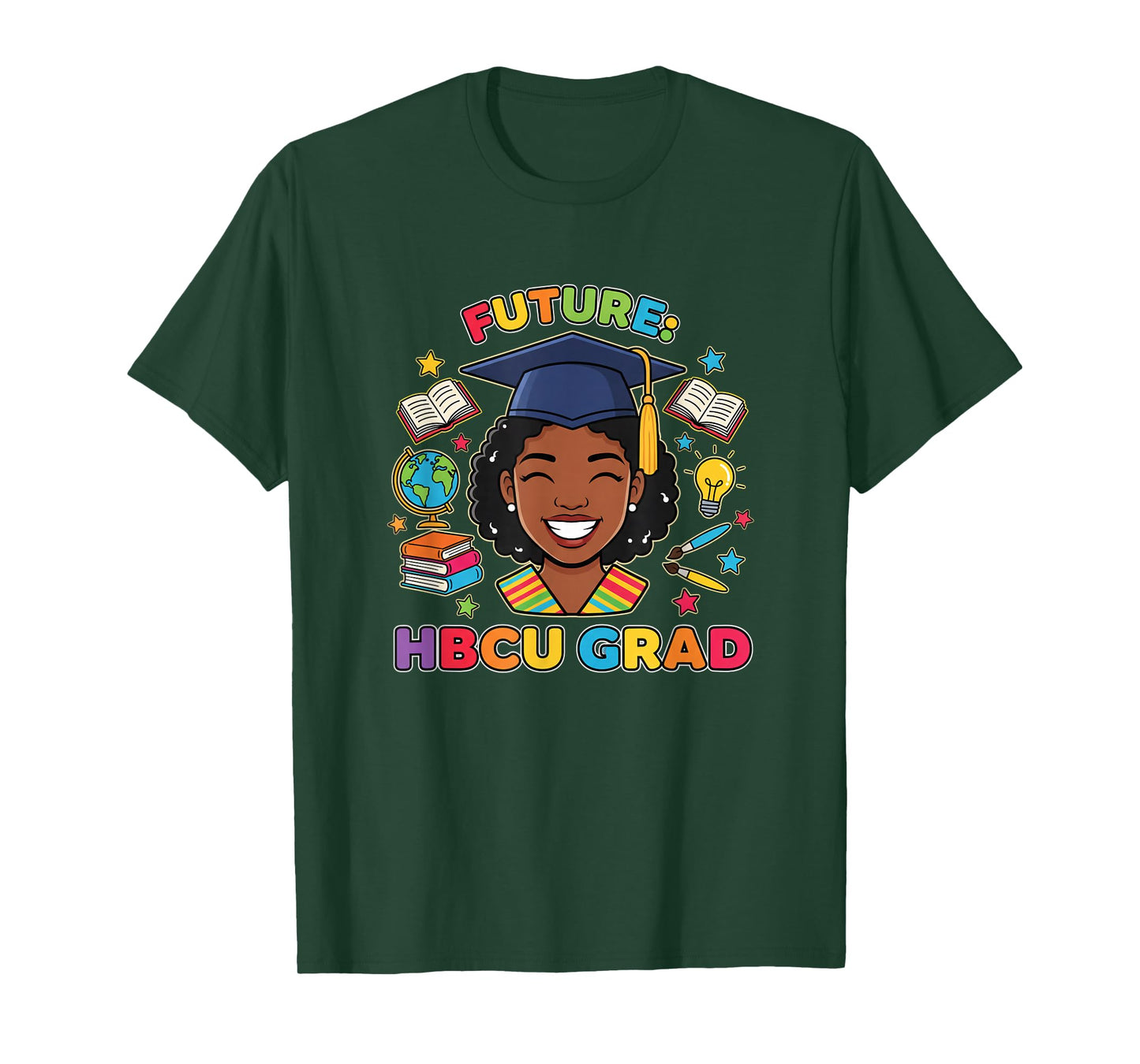 Future Hbcu Grad African American Teacher School Graduation T-Shirt