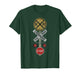 Funny Train Lover Railroad Crossing with Lights Road Sign T-Shirt
