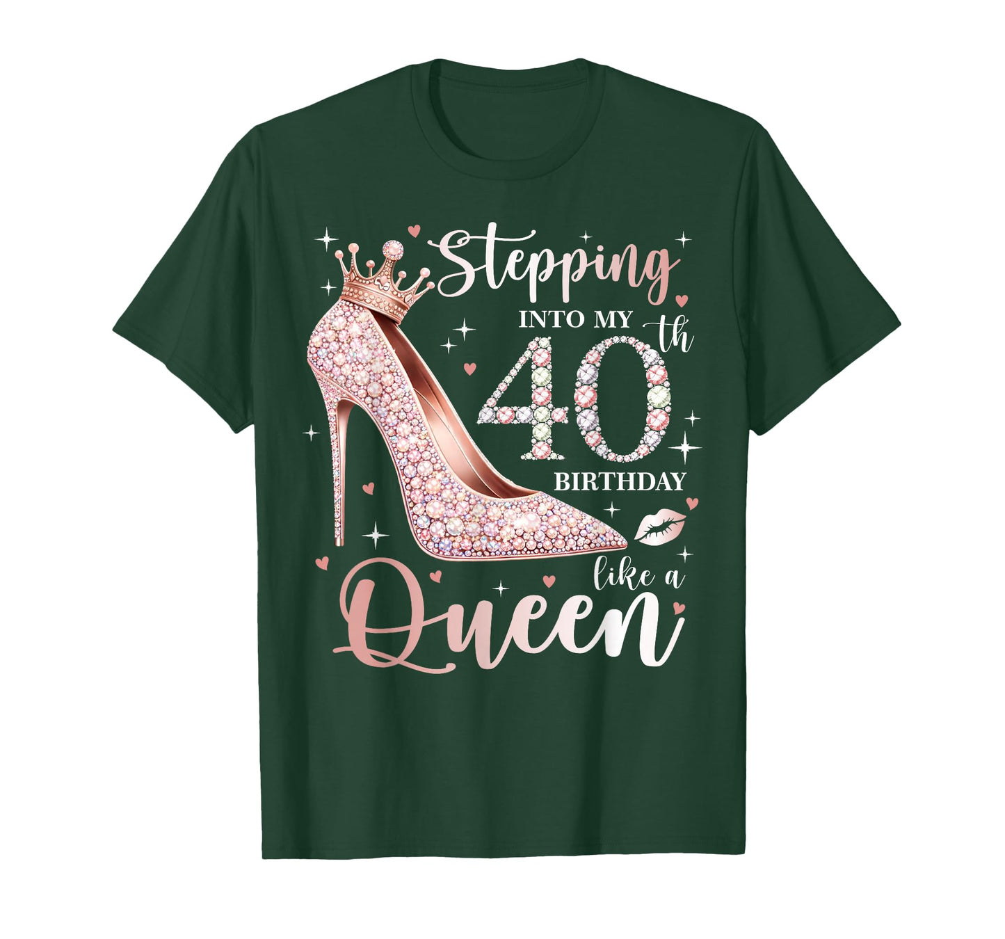 Stepping Into My 40th Birthday 40 Years Old Women T-Shirt