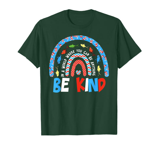 Autism Awareness Be Kind Why Fit in Doctor Teacher Cat Hat T-Shirt