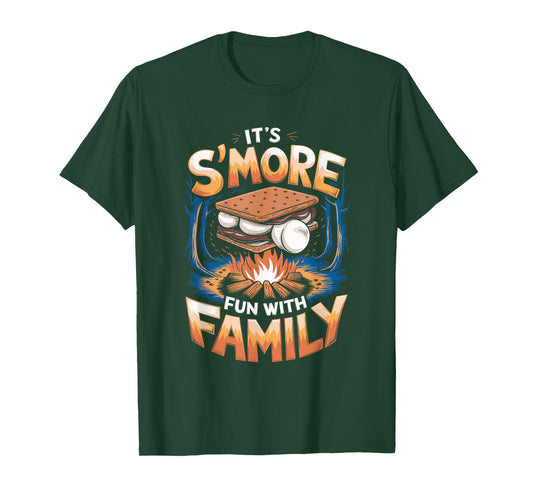 It’s S’More Fun with Family Cute Campfire Art T-Shirt
