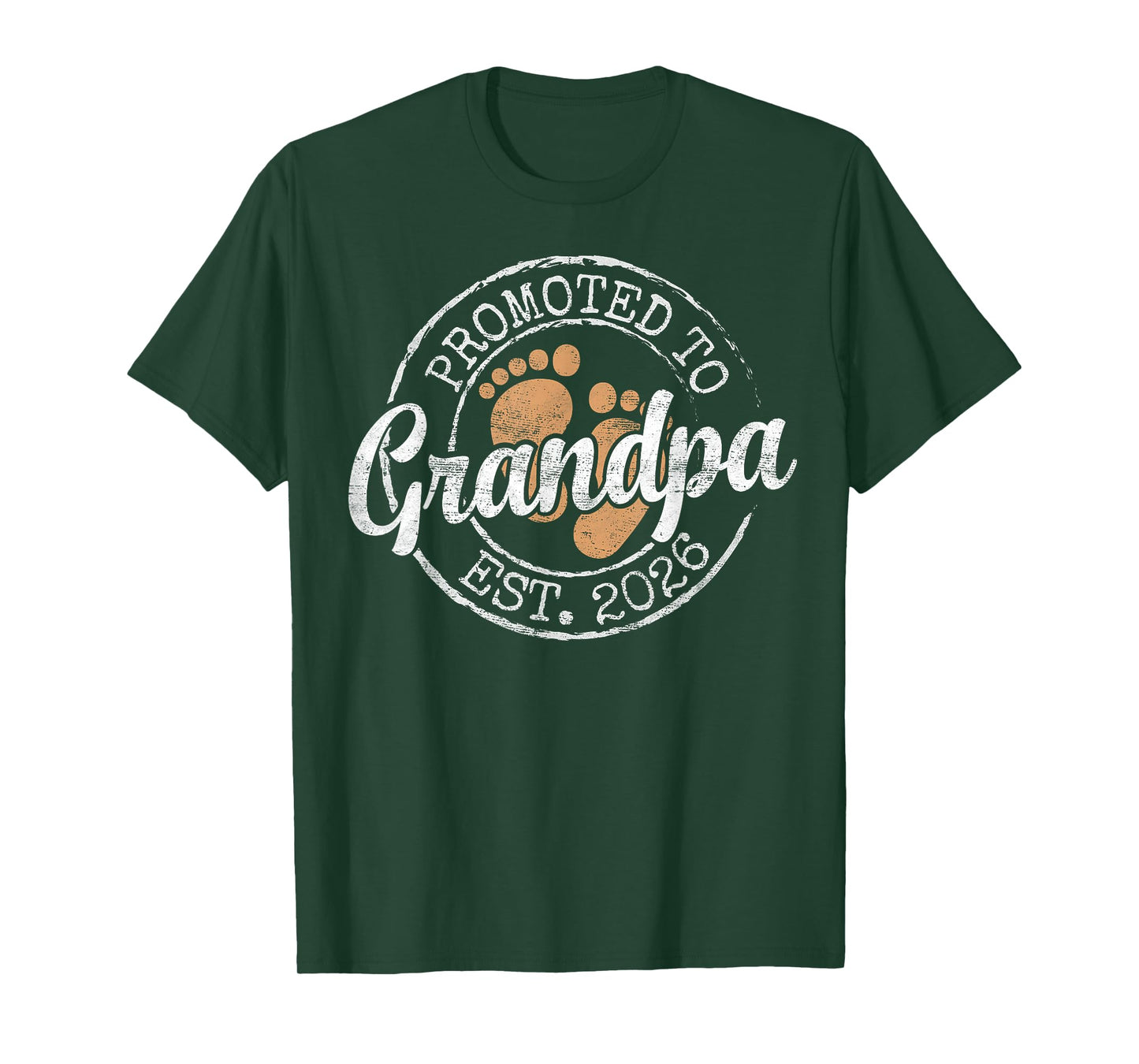 Promoted to Grandpa Est 2026 First Time Grandfather to Be T-Shirt