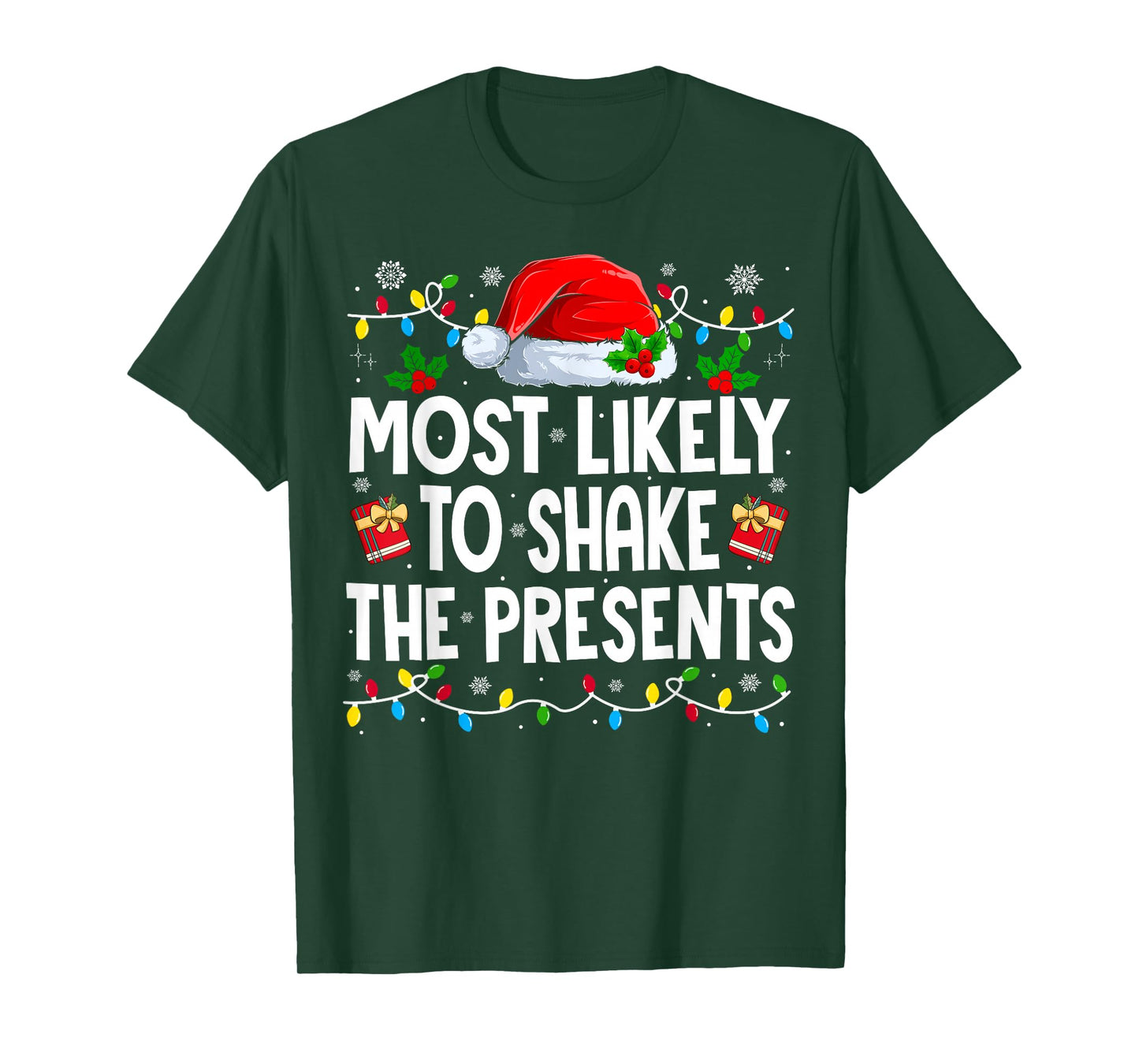 Family Matching Xmas Most Likely to Hunt Rudolph T-Shirt