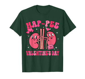 Retro Valentine Hap-Pee Kidney Urology Nurse Valentine's Day T-Shirt