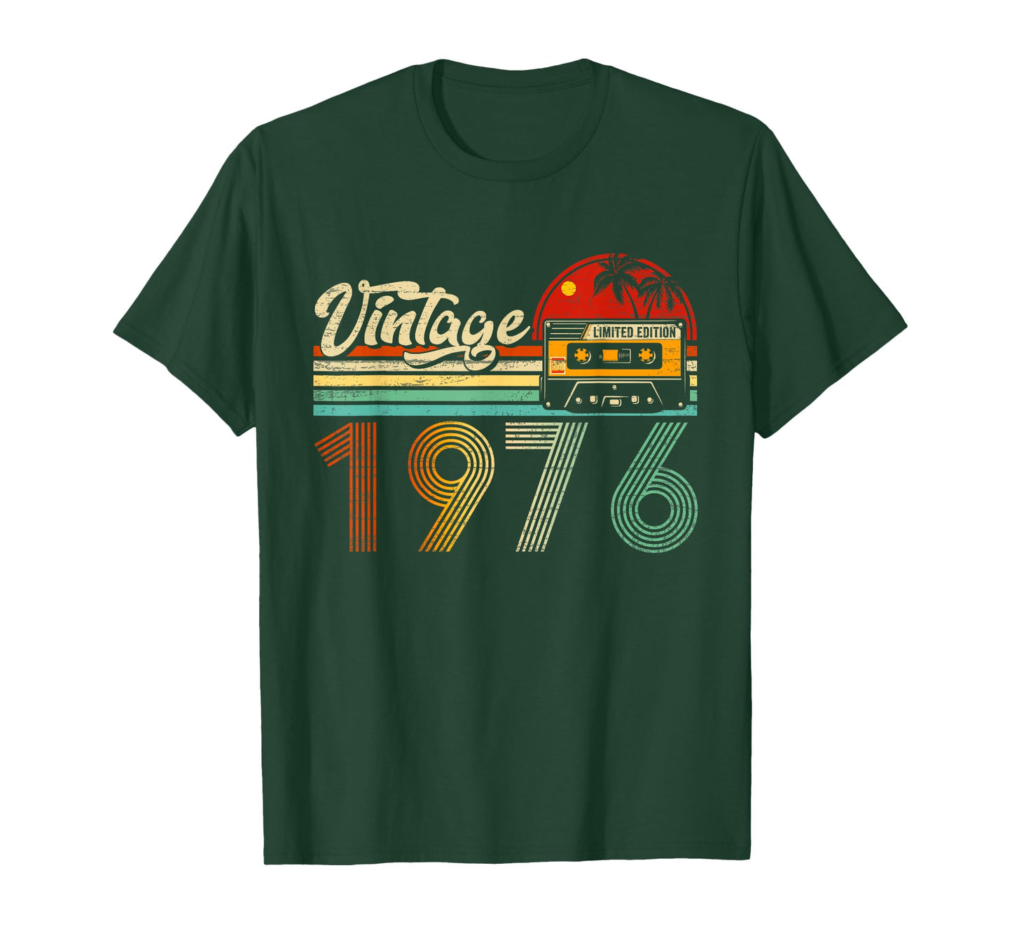 50 Year Old Vintage 1976 Cassette Tape 50th Birthday Gifts T-Shirt