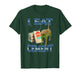 I Eat Cement Bag Cursed Cat Meme Brainrot T-Shirt