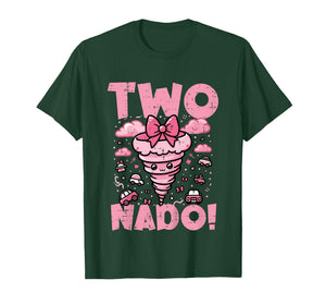 Kids 2nd Birthday Two Nado Funny 2 Year Old Girls Kids Toddler T-Shirt