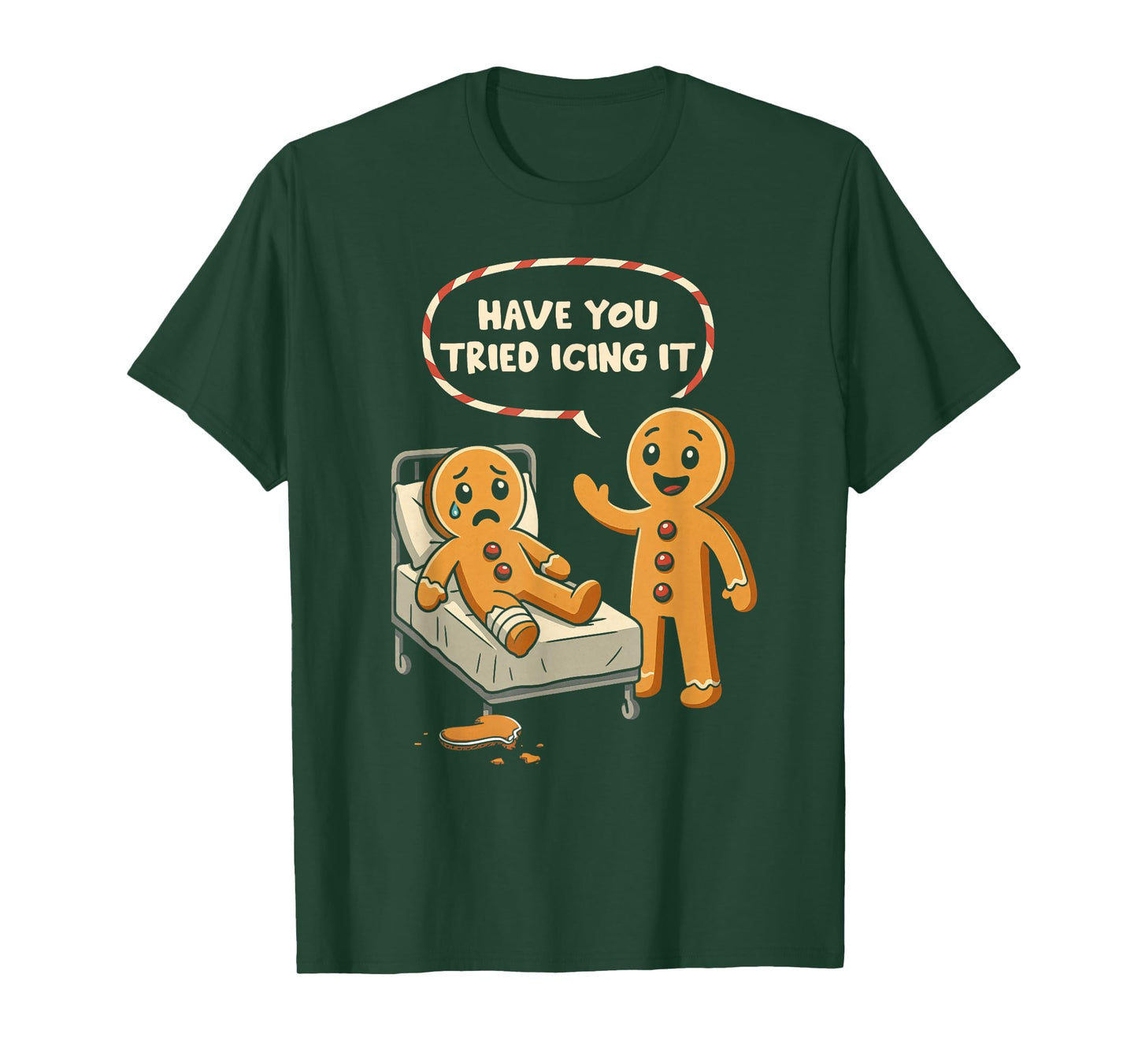 Have You Tried Icing It Gingerbread Nurse Christmas T-Shirt