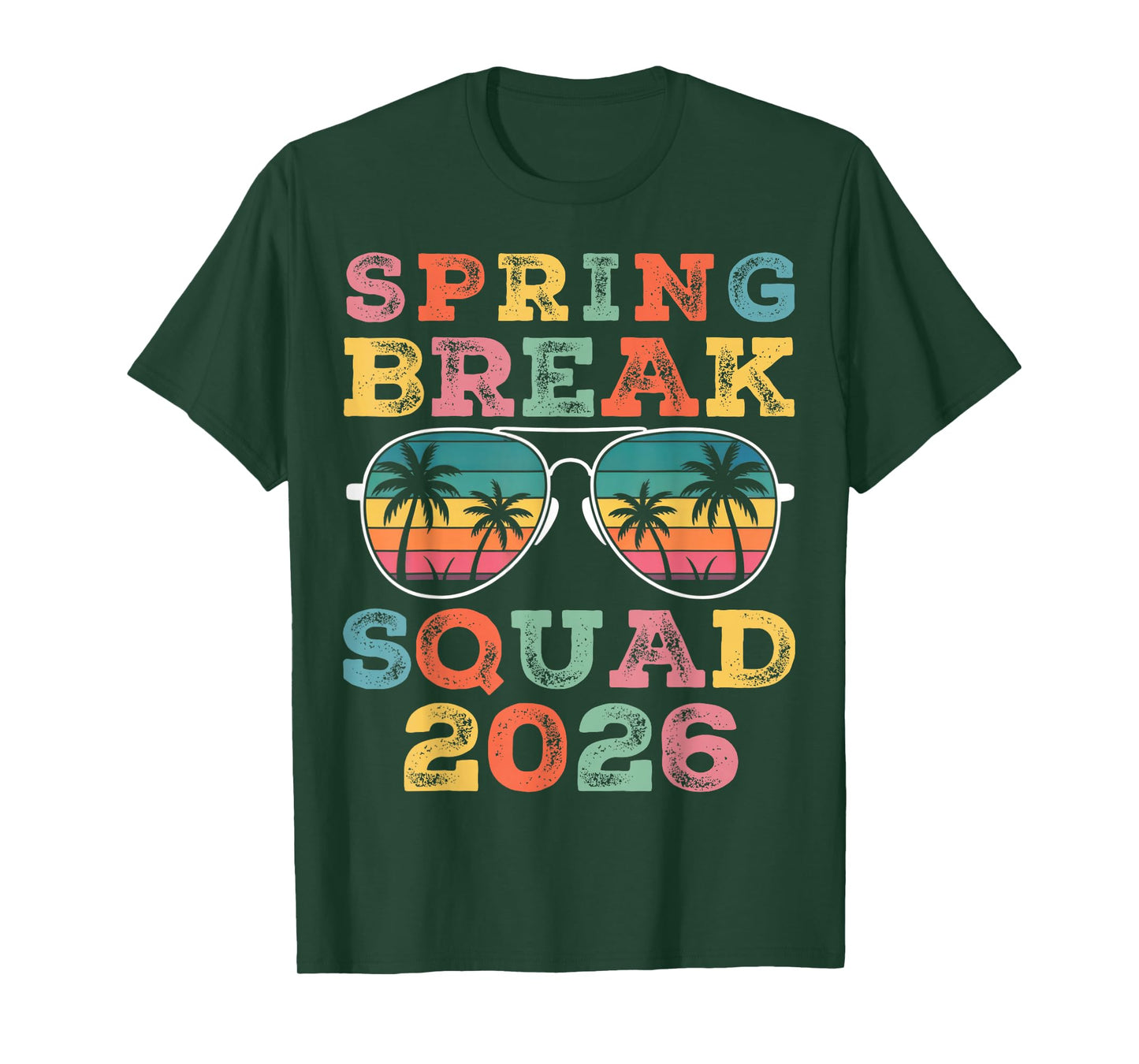 Spring Break Squad 2026 Funny Vintage Team Family Fun T-Shirt