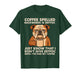 Coffee Spelled Backwards is Eeffoc Bulldog Drinking Vintage T-Shirt