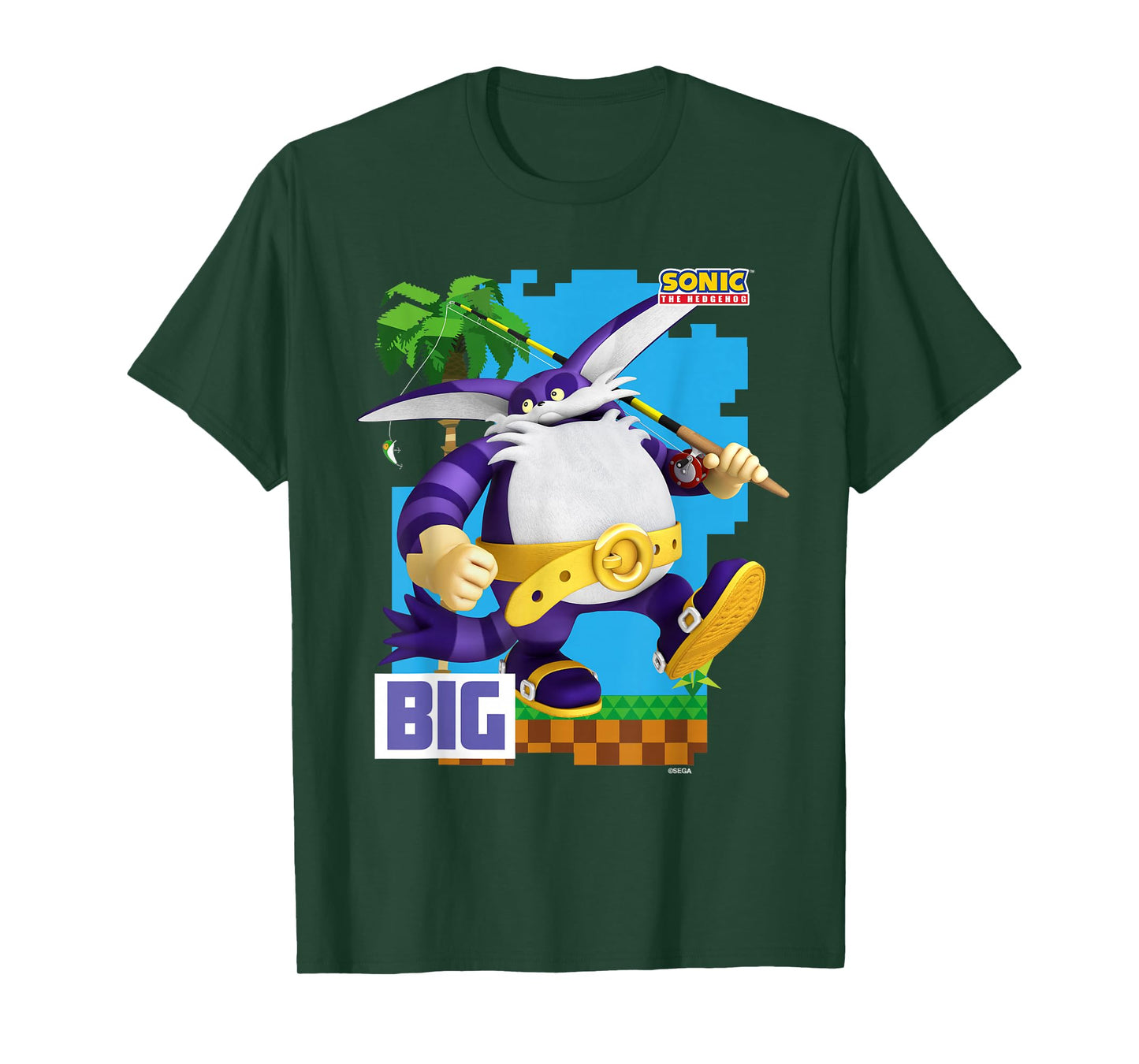 Sonic The Hedgehog - in The Zone - Big T-Shirt