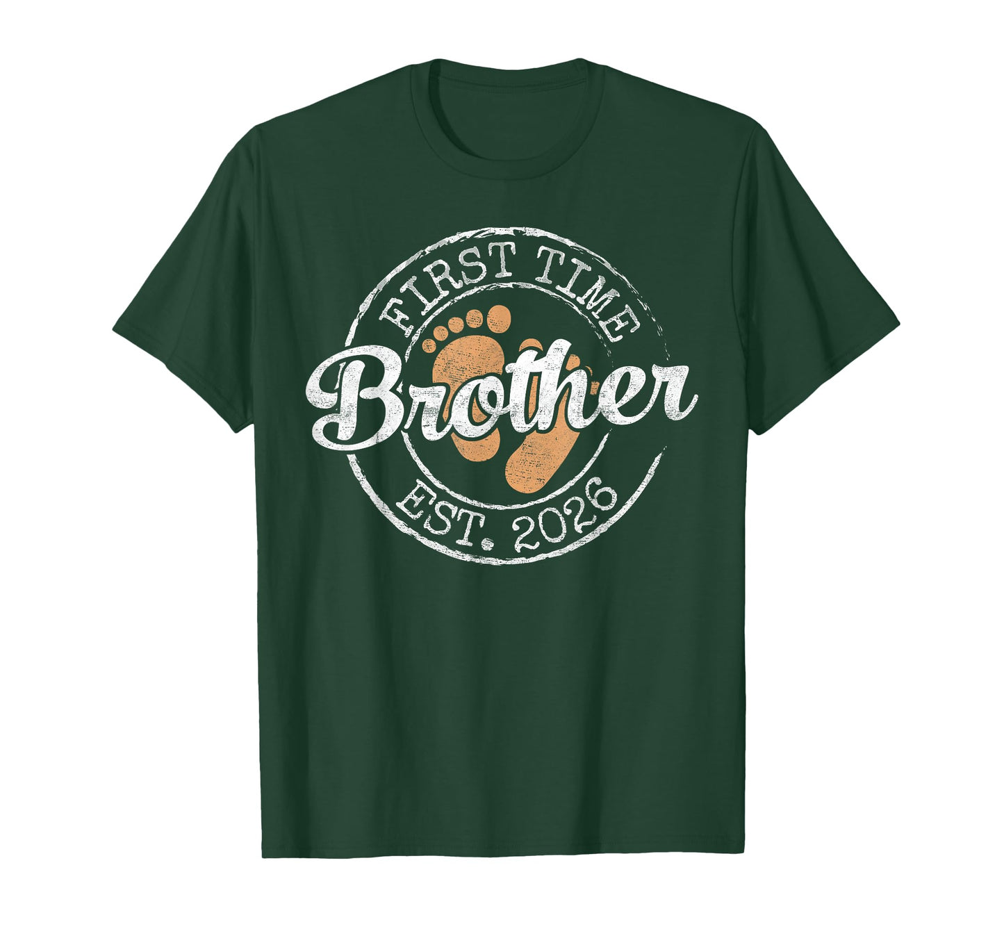 First Time Brother Est 2026 Stamp Soon Promoted to Bro T-Shirt