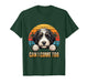 Bernedoodle Peeking Cute Bernedoodle Puppy Art T-Shirt