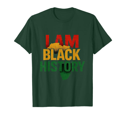 I Am Black History Month Pride Melanin Empowerment Men Women T-Shirt