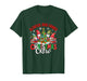 School Bus Driver Christmas Crew Group Gnomes Xmas Tree T-Shirt