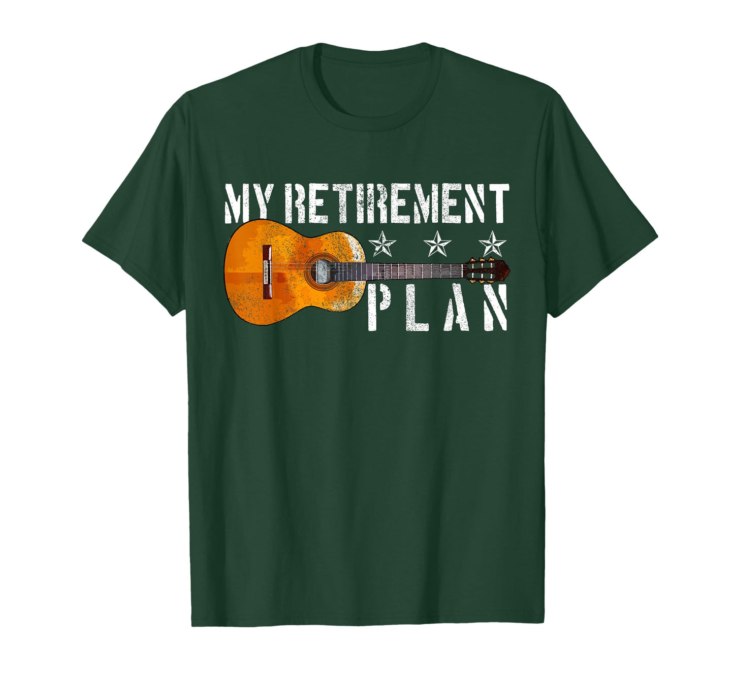 Guitar Retirement Plan - Funny Gift for Retired Guitarist T-Shirt