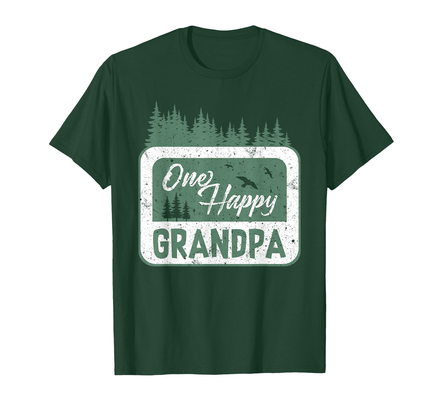 One Happy Grandpa Camper 1St Birthday Camping Bear T-Shirt
