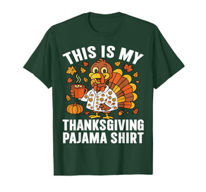 This is My Thanksgiving Pajama Shirt Adult Kid Men Women T-Shirt