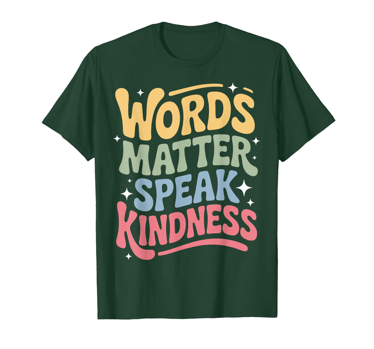 Speak Kindness Positive Quote Acceptance Choose Kindness T-Shirt