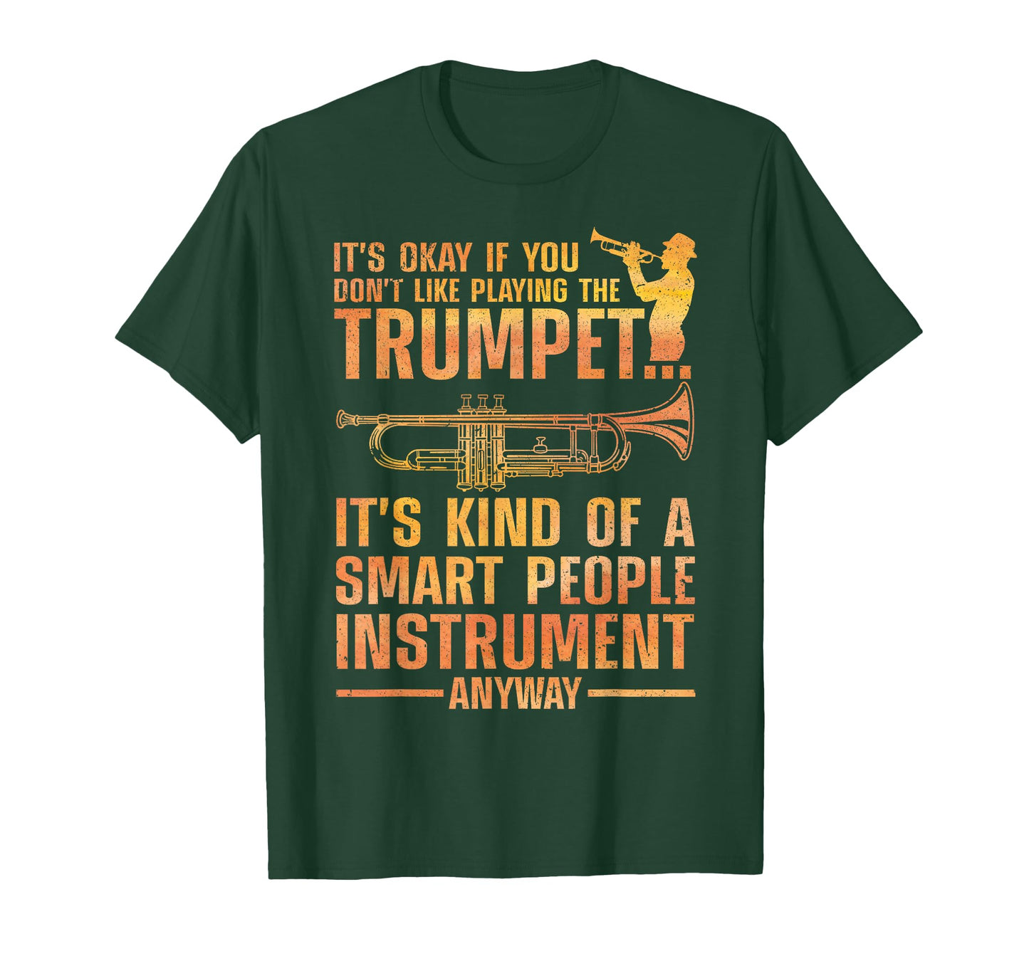 Cool Trumpet Art for Men Women Kid Trumpetist Trumpet Player T-Shirt